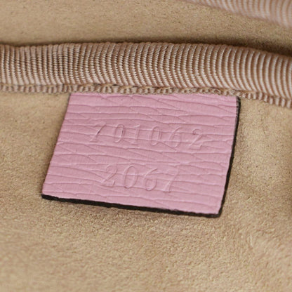 Gucci Bananya Heart Print Leather Coin Case Pink 701062
