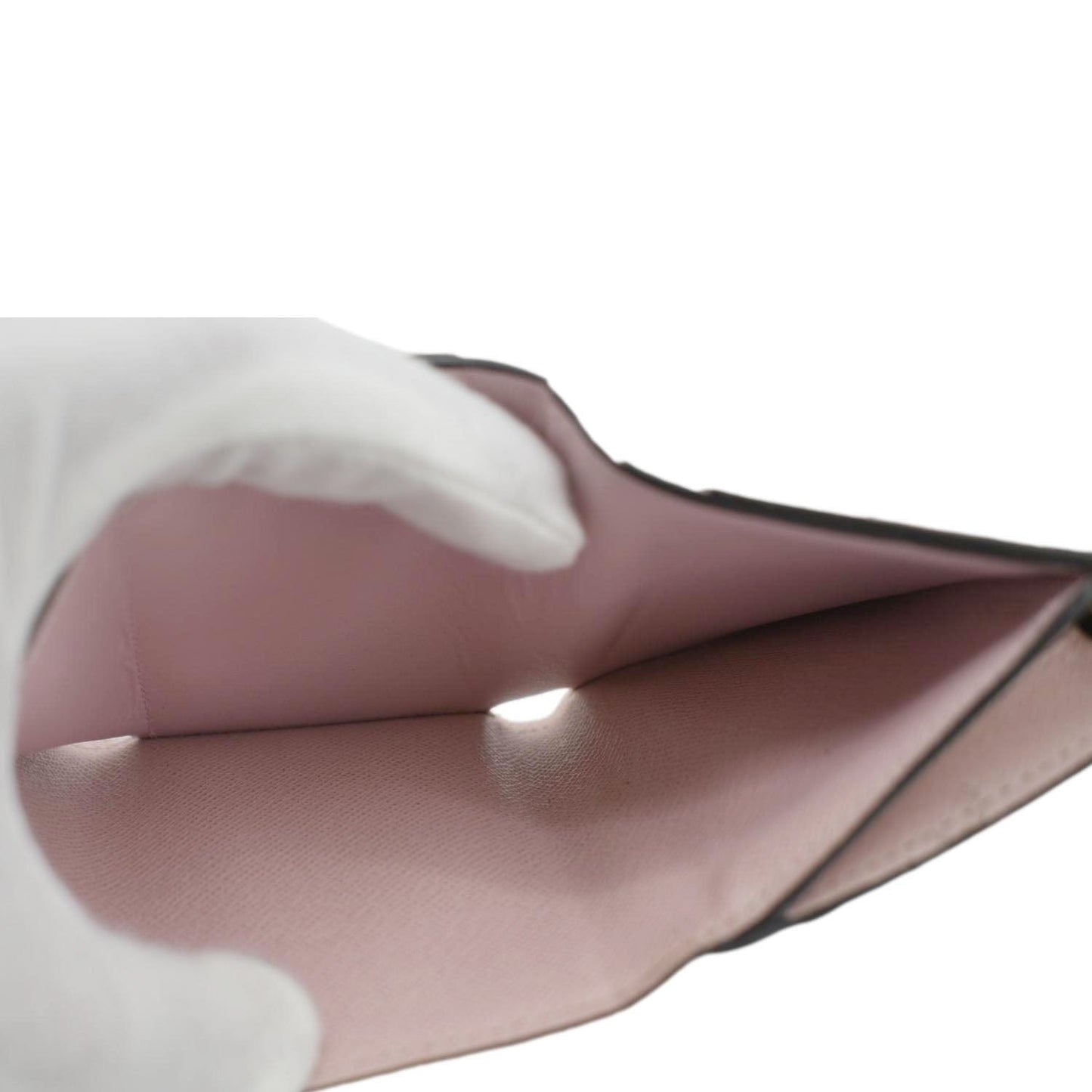 LOUIS VUITTON Zoe Monogram Leather Wallet Rose Ballerine