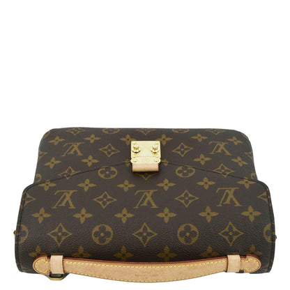 LOUIS VUITTON Metis Pochette Monogram Canvas Crossbody Bag Brown