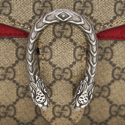 Gucci Dionysus GG Supreme Mini Bag with Red