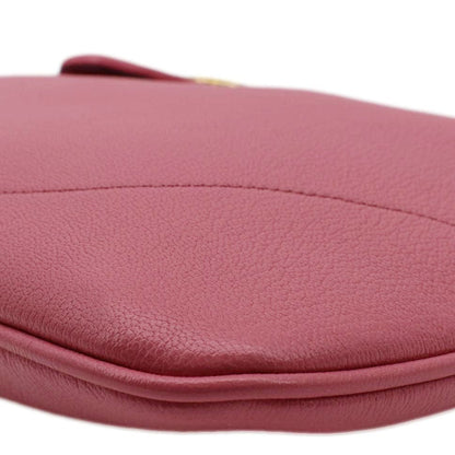 GUCCI Aphrodite Medium Leather Shoulder Bag Dusty Pink 726274