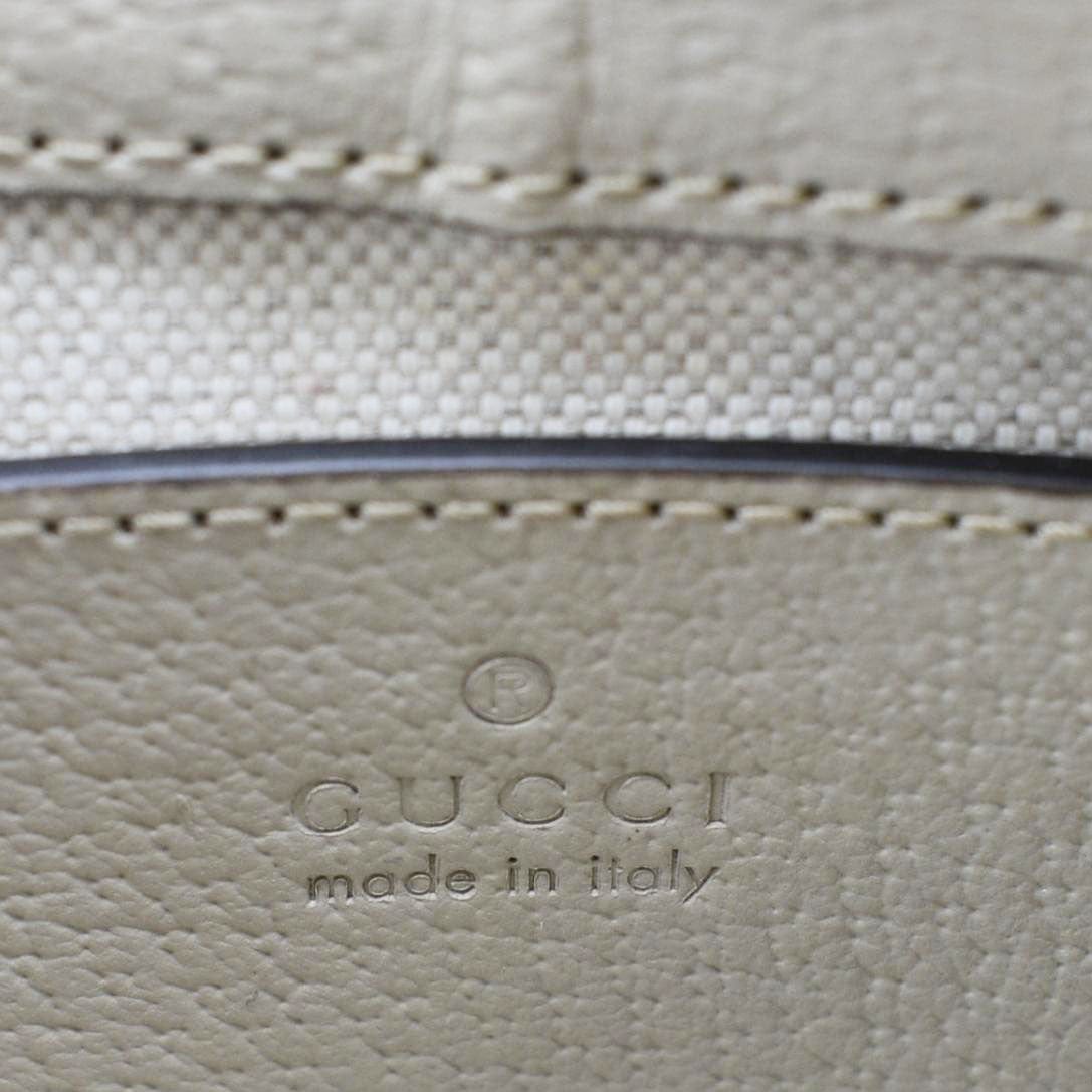 GUCCI Ophidia Web Small GG Supreme Canvas Shoulder Bag Beige 735132