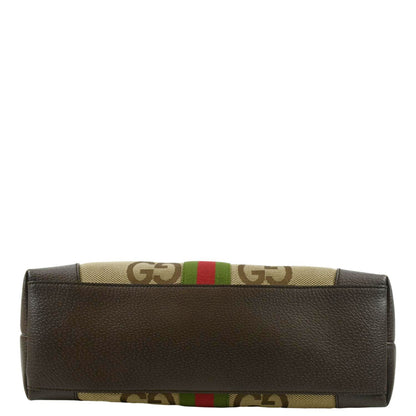 GUCCI Ophidia Jumbo GG Supreme Canvas Tote Bag Beige 631685