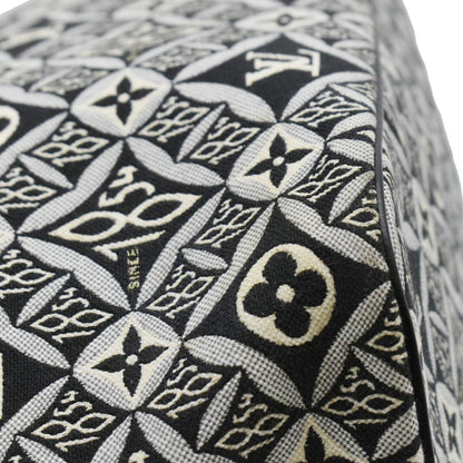 LOUIS VUITTON Since 1854 Neverfull MM Jacquard Shoulder Bag Black