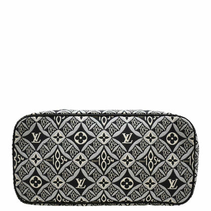 LOUIS VUITTON Since 1854 Neverfull MM Jacquard Shoulder Bag Black