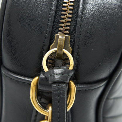 Gucci GG Marmont Matelasse Shoulder Bag Black