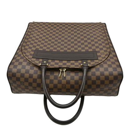 LOUIS VUITTON Nolita PM Damier Ebene Travel Bag Brown