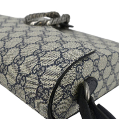 GUCCI Dionysus GG Supreme Canvas Crossbody Bag Navy Blue 725548