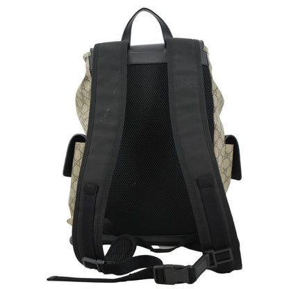 GUCCI Soft GG Supreme Canvas Backpack Bag Beige