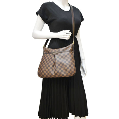 LOUIS VUITTON Bloomsbury PM Damier Ebene Crossbody Bag Brown