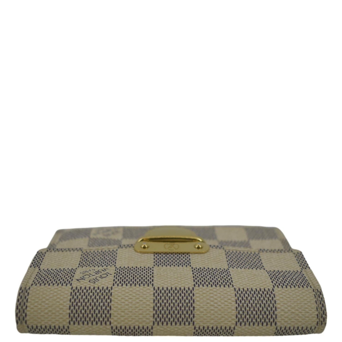 LOUIS VUITTON Koala Damier Azur Wallet White