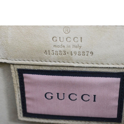 GUCCI Ghost Real Large XL Leather Tote Bag Red 415883
