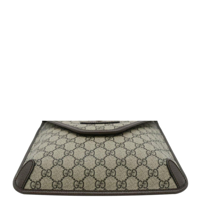 GUCCI Neo Vintage Medium GG Supreme Canvas Messenger Bag Beige 598604