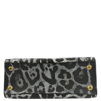 LOUIS VUITTON City Steamer Animal Print Canvas Shoulder Bag Grey