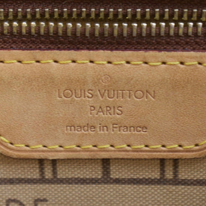 LOUIS VUITTON Neverfull PM Monogram Canvas Tote Bag Brown