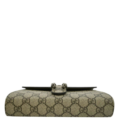 GUCCI Dionysus GG Supreme Crossbody Chain Wallet Beige 401231