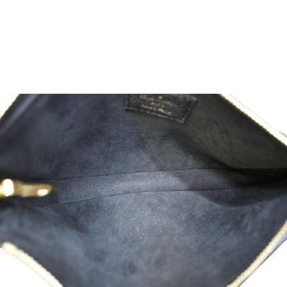 LOUIS VUITTON Pochette Accessoires Monogram Empreinte Shoulder Bag Black