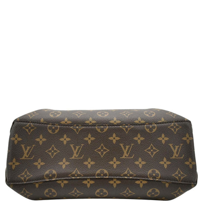 LOUIS VUITTON Rivoli PM Monogram Canvas Satchel Bag Brown