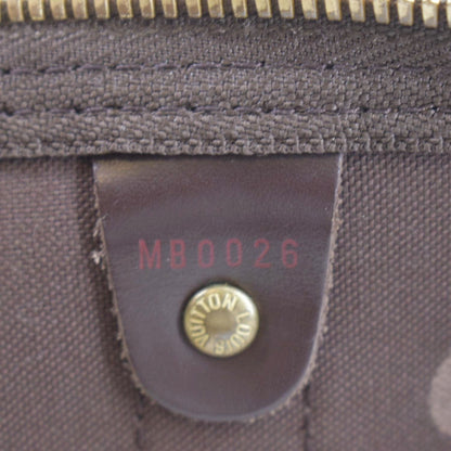 LOUIS VUITTON Keepall 50 Damier Ebene Travel Bag Brown