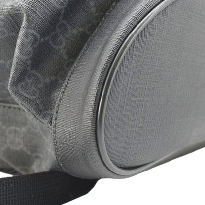 GUCCI GG Supreme Canvas Backpack Black 495563