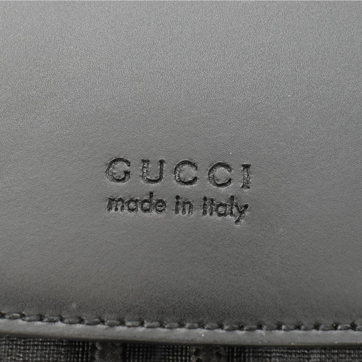 GUCCI GG Supreme Canvas Backpack Black 495563