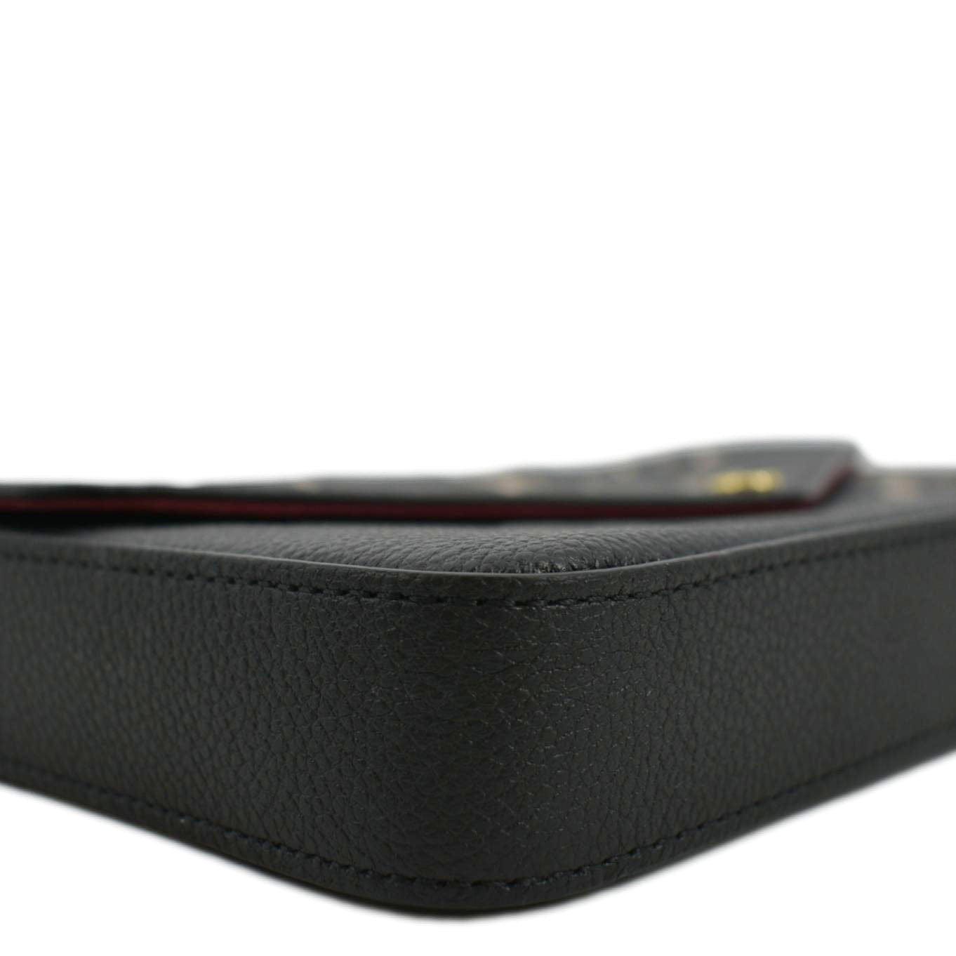 LOUIS VUITTON Felicie Pochette Monogram Empreinte Crossbody Bag Bicolor