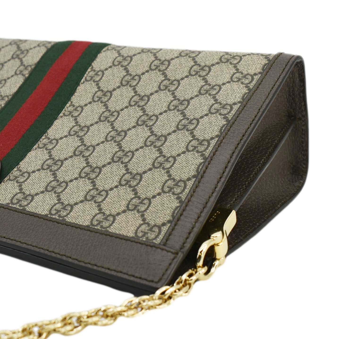 GUCCI Ophidia Medium GG Supreme Canvas Shoulder Bag Beige  503876