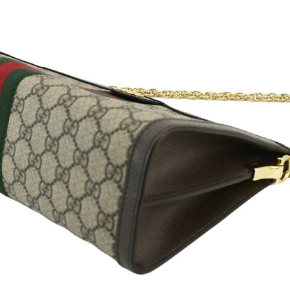GUCCI Ophidia Medium GG Supreme Canvas Shoulder Bag Beige  503876