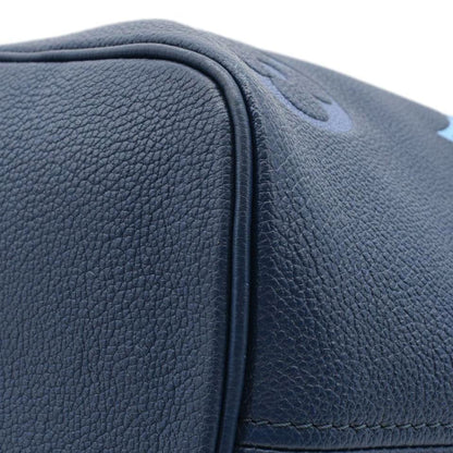 LOUIS VUITTON Neverfull MM Monogram Empreinte Tote Bag Gradient Blue