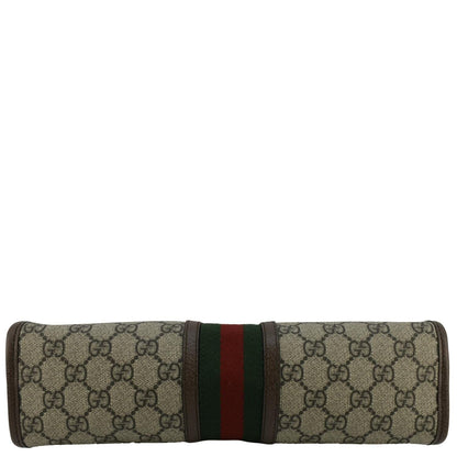 GUCCI Ophidia GG Supreme Canvas Pouch Beige 598234