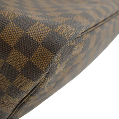 LOUIS VUITTON Neverfull GM Damier Ebene Tote Shoulder Bag Brown
