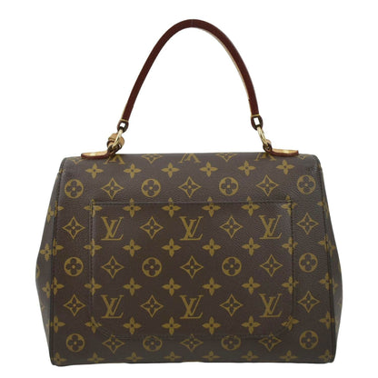 LOUIS VUITTON Cluny MM Monogram Canvas Shoulder Bag Brown