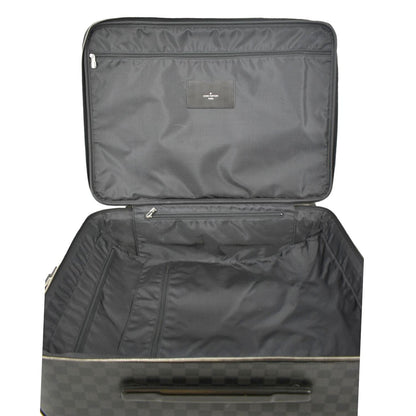 LOUIS VUITTON Pegase 55 Damier Graphite Business Suitcase Travel Bag Black