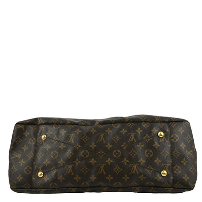 LOUIS VUITTON Artsy GM Monogram Canvas Hobo Bag Brown