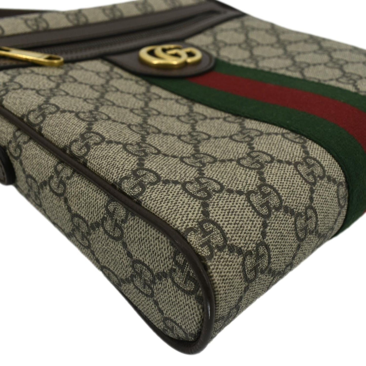 GUCCI Ophidia Small GG Canvas Messenger Bag Beige 547926