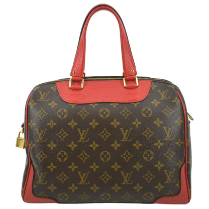 LOUIS VUITTON Retiro NM Monogram Canvas 2Way Shoulder Bag Red