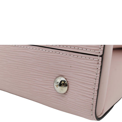 LOUIS VUITTON Grenelle PM Epi Leather Shoulder Bag Dusty Pink