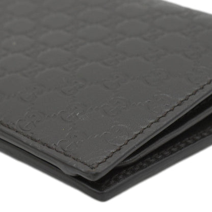 GUCCI Microguccissima GG Leather Bi-fold Long Wallet Black 544479