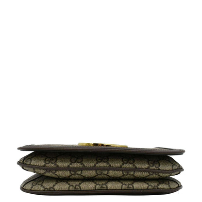 GUCCI Mini Blondie GG Supreme Canvas Belt Bag Beige 703807