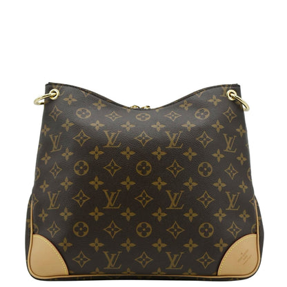 LOUIS VUITTON Odeon NM MM Monogram Canvas Shoulder Bag Brown