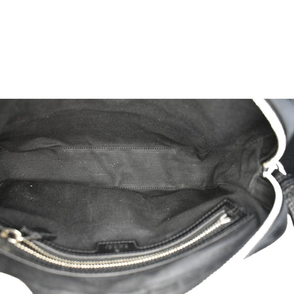 GUCCI  jumbo GG Canvas Messenger Bag Black 675891