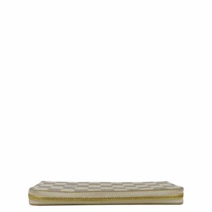 LOUIS VUITTON Clemence Damier Azur Wallet Rose Ballerine