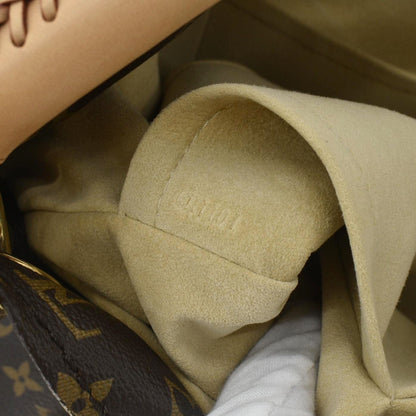 LOUIS VUITTON  Artsy MM Monogram Canvas Hobo Bag Brown
