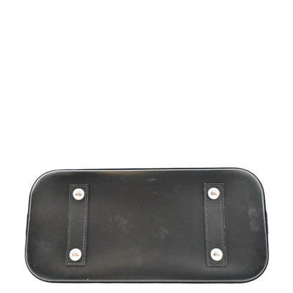 LOUIS VUITTON Alma PM Epi Leather Satchel Bag Black