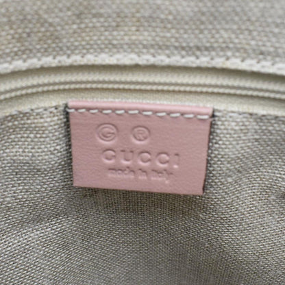GUCCI Convertible GG Microguccissima Leather Satchel Bag Dusty Pink 449656