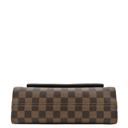 LOUIS VUITTON Vavin PM Damier Ebene Crossbody Bag Black