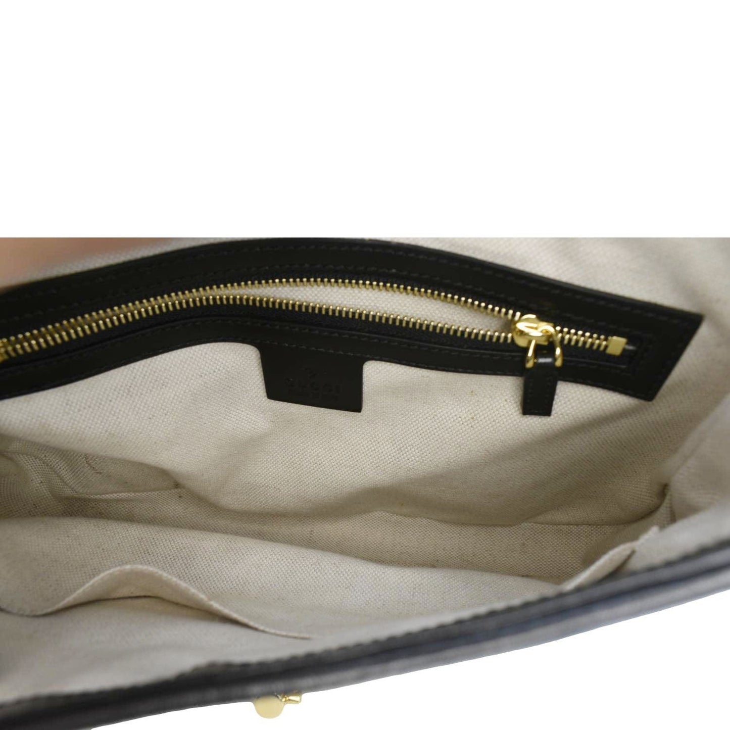GUCCI Jackie 1961 Small Leather Shoulder Bag White 636706