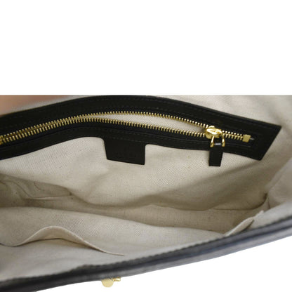 GUCCI Jackie 1961 Small Leather Shoulder Bag White 636706