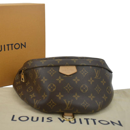 LOUIS VUITTON Monogram Canvas Bumbag Brown