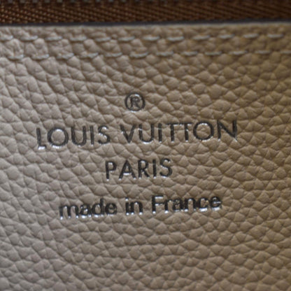 LOUIS VUITTON Carmel Mahina Leather Hobo Bag Creme